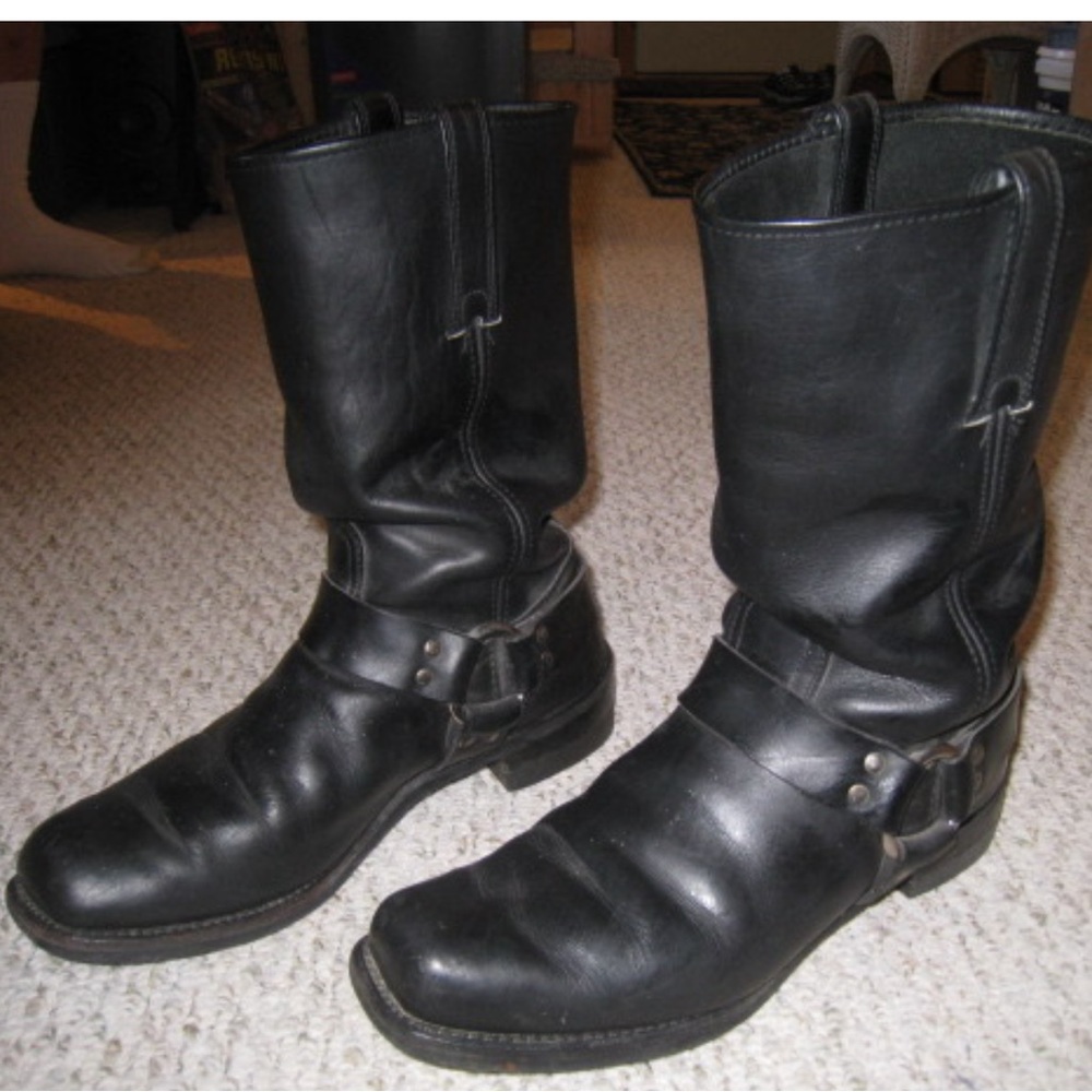 Men’s Frye Leather Harness Boots Size 12